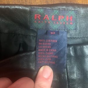 Ralph Lauren women’s size 10 leather pants